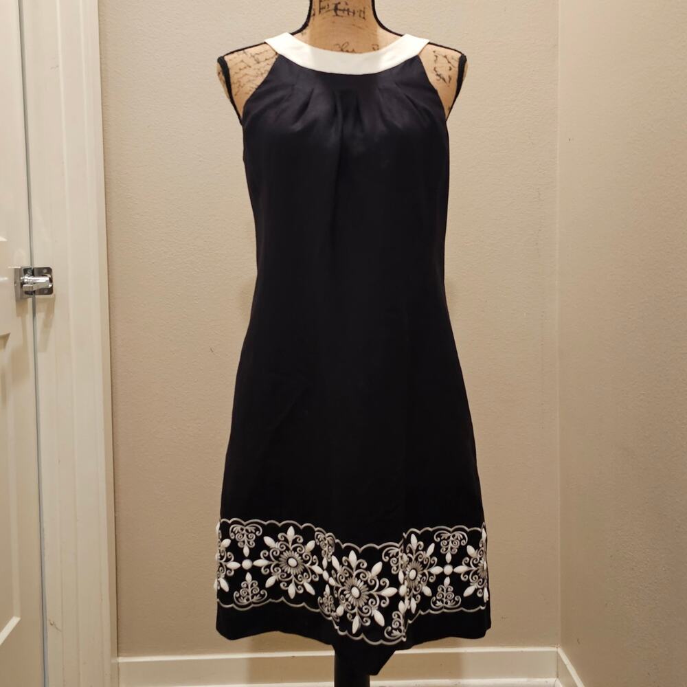Willow Glen Sleeveless Linen Mini Dress Size 10P